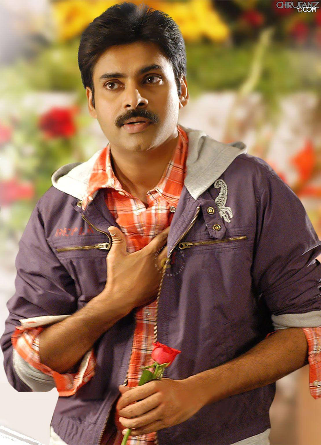Pawan Kalyan, crimson red rose, purple jacket, HD Phone Wallpaper
