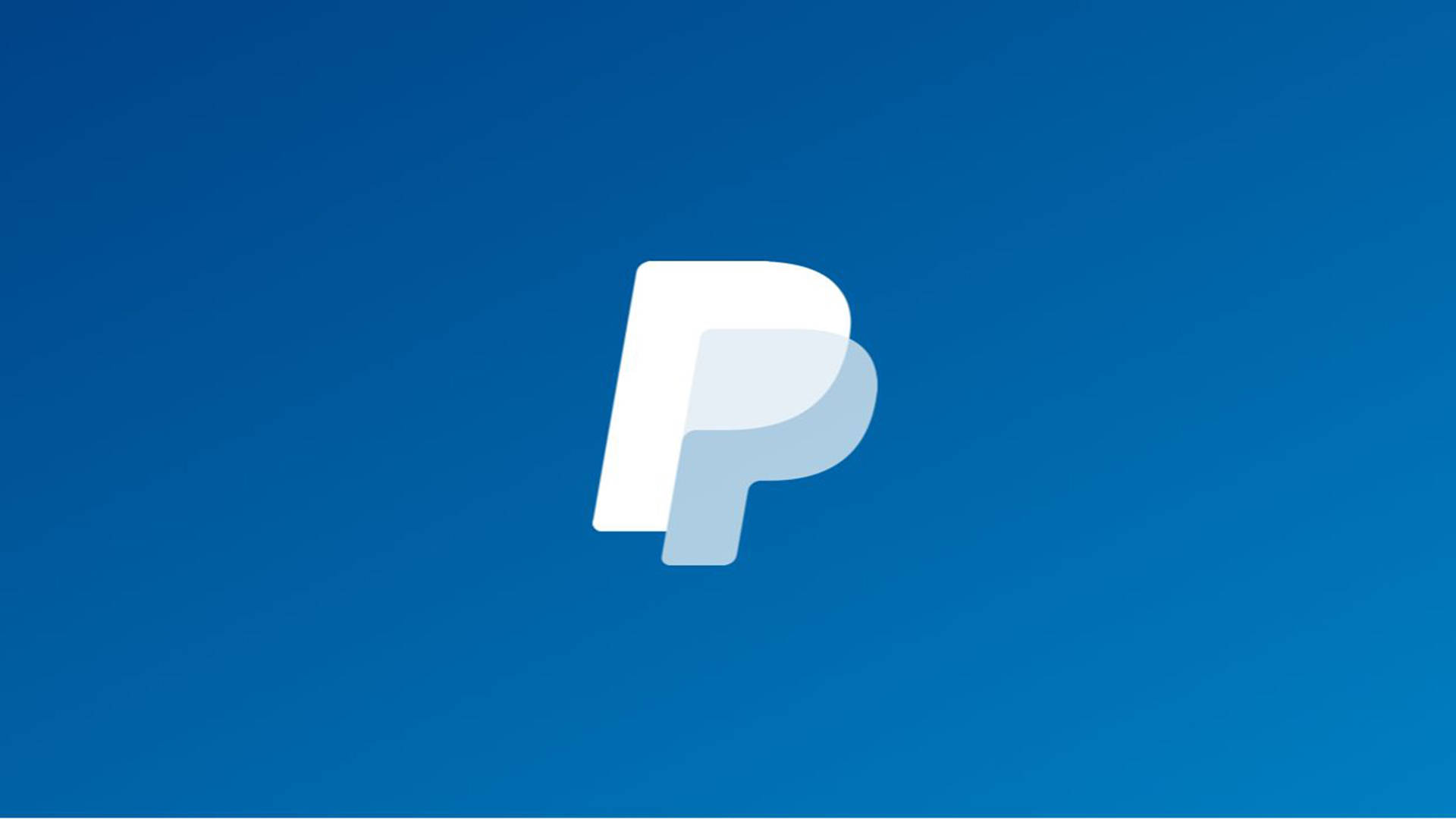 PayPal, white, light blue, Full HD Desktop Wallpaper