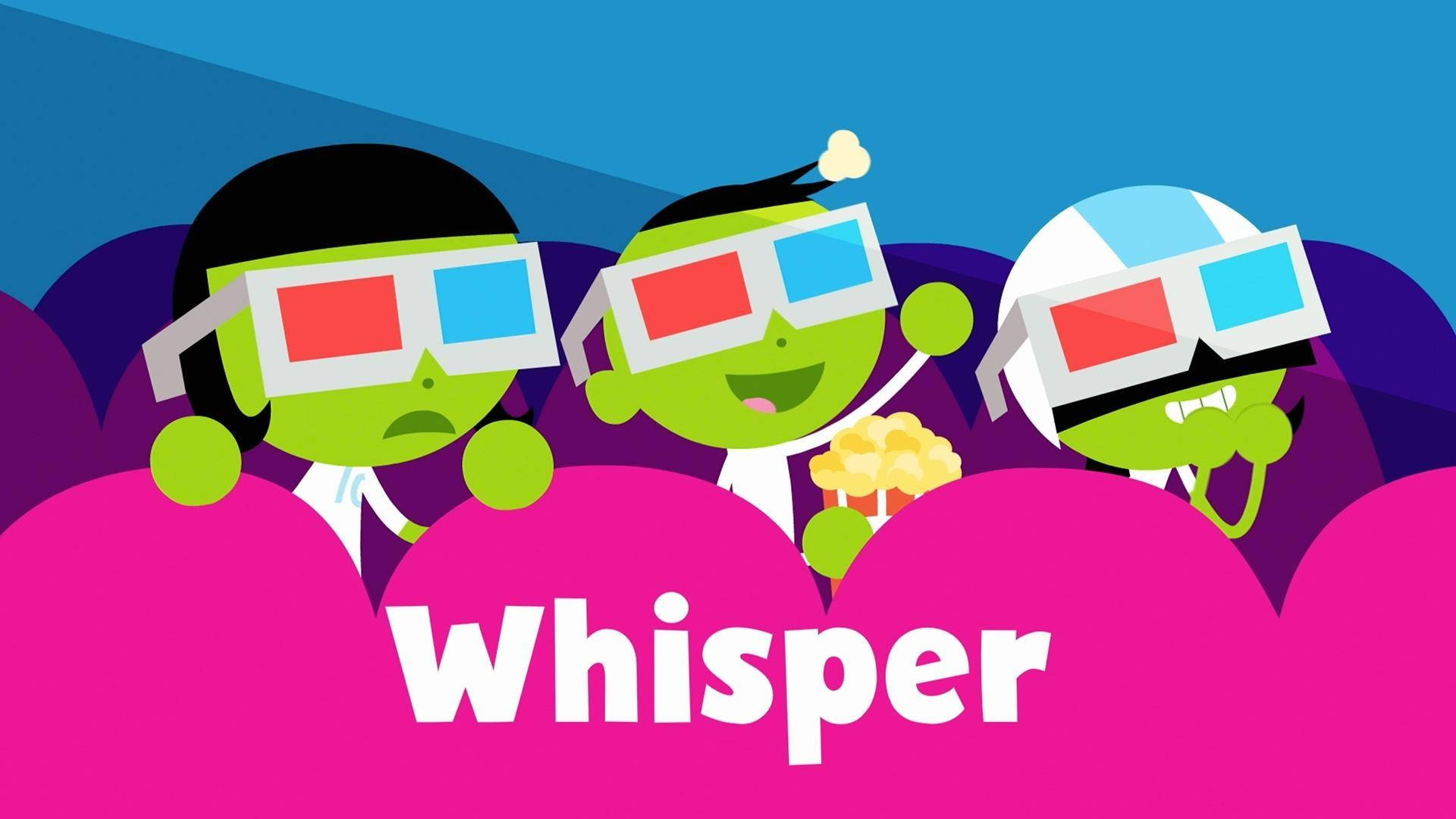 PBS Kids, 3D glasses, green cartoon characters, Full HD Desktop Wallpaper
