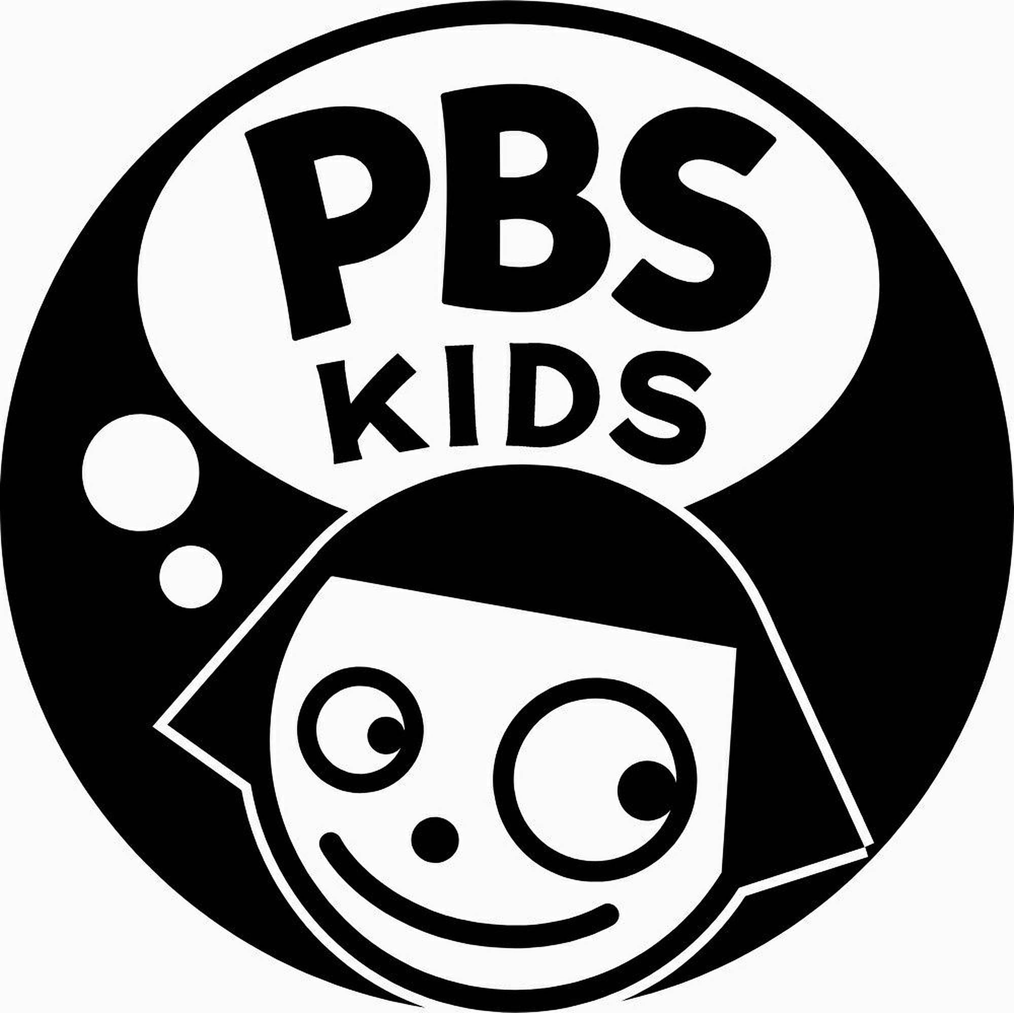PBS Kids, black, white, Full HD Desktop Wallpaper