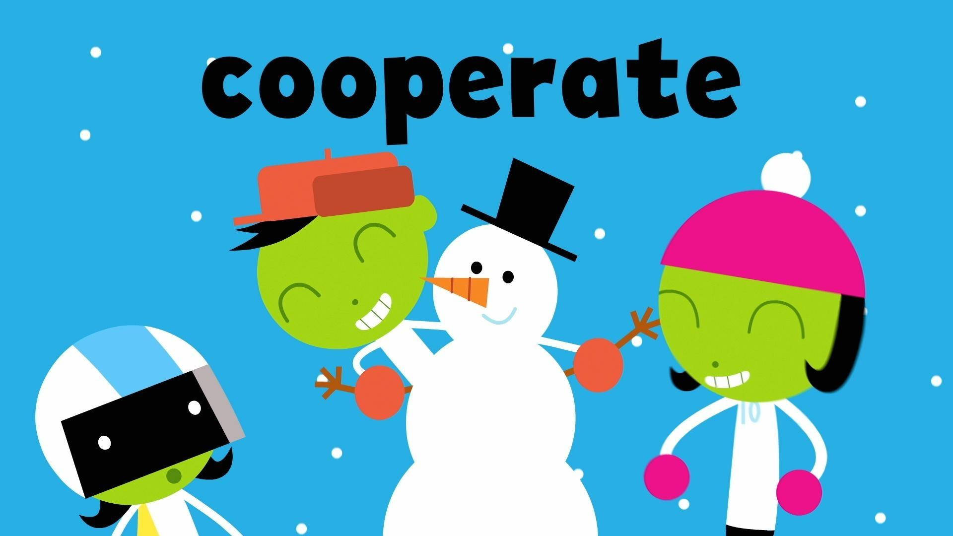 PBS Kids, Cooperate, snowman, Full HD Desktop Wallpaper