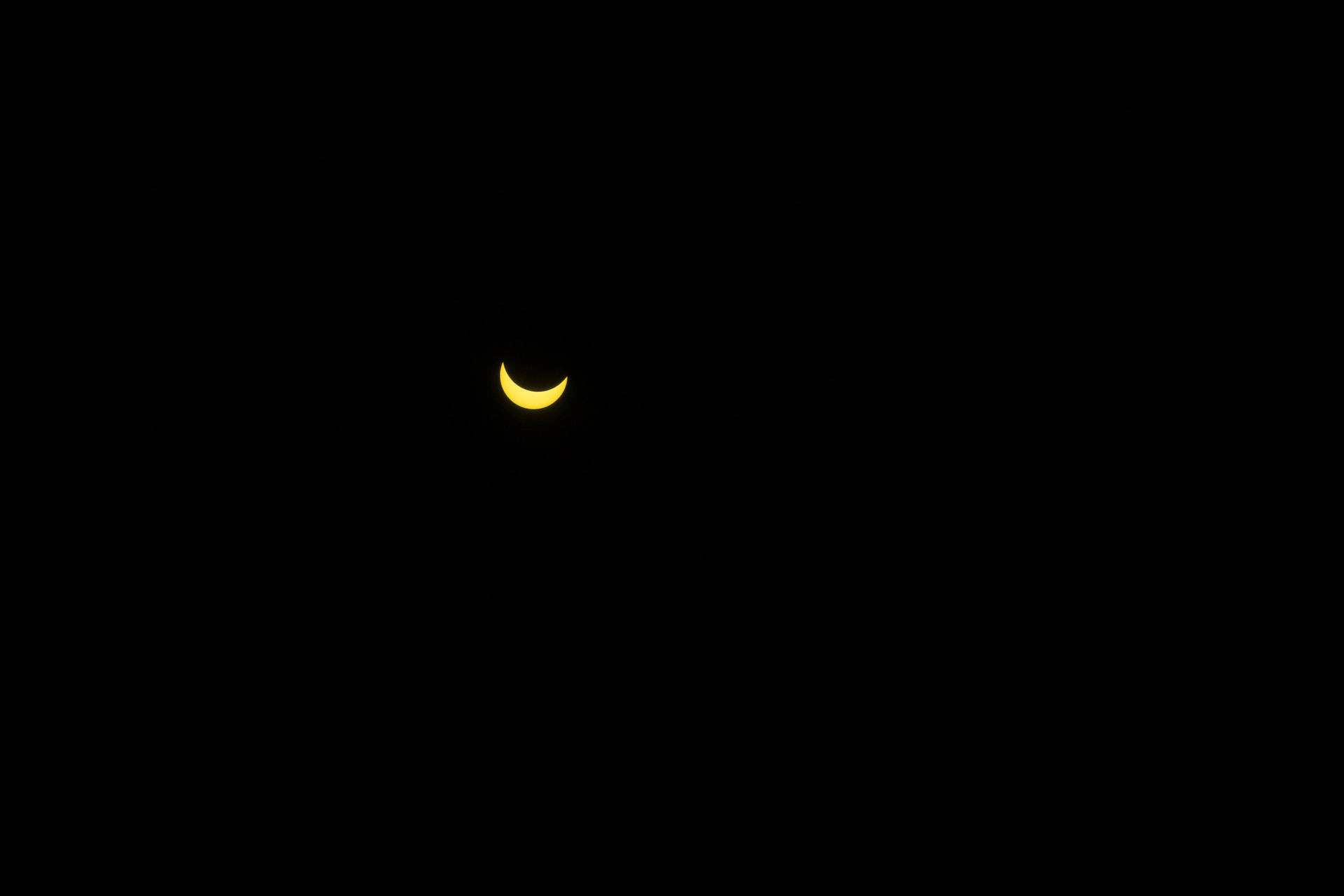 solar eclipse, black, night sky, Full HD Desktop Wallpaper