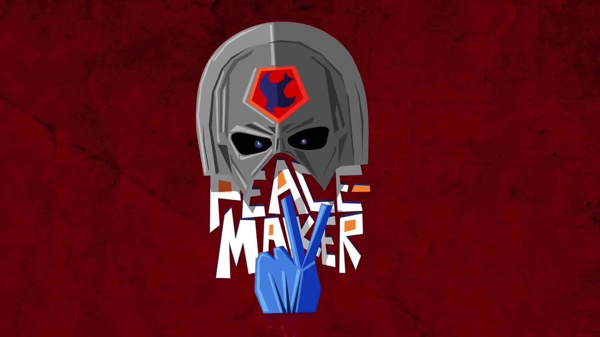Peacemaker, gray helmet, red emblem, Full HD Desktop Wallpaper