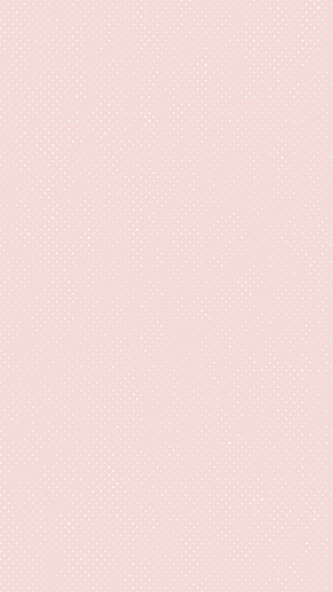 peach aesthetics, soft pink background, subtle white polka dots, Full HD Phone Wallpaper