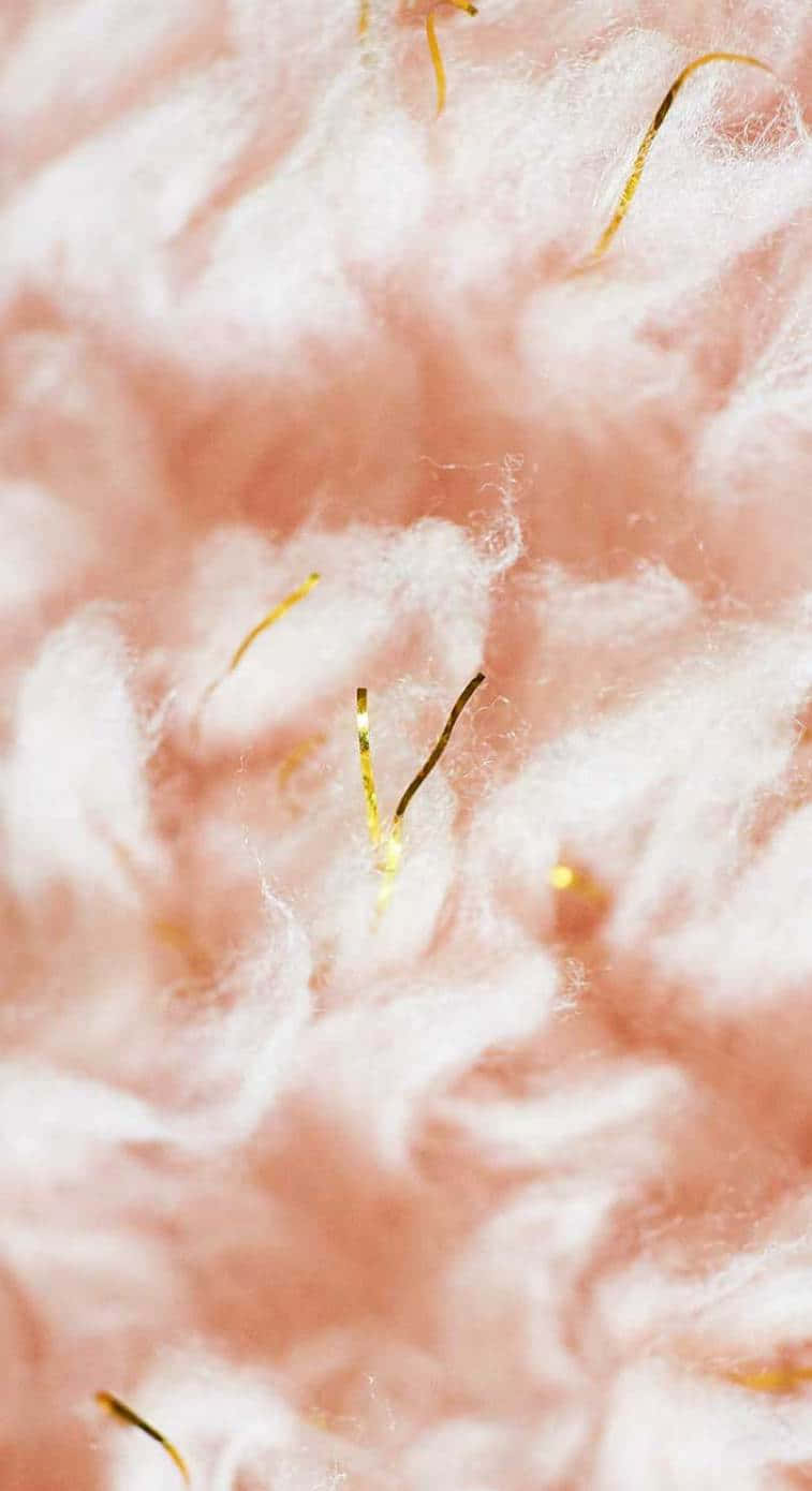 peach, iPhone 7, soft pink cotton candy texture, HD Phone Wallpaper