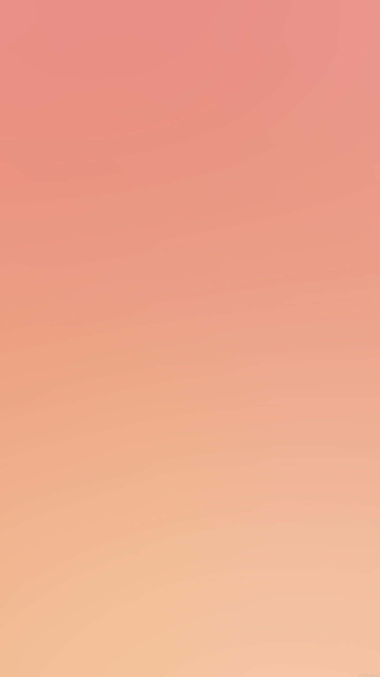 Peach iPhone, peach to cream gradient, abstract background, Full HD Phone Wallpaper