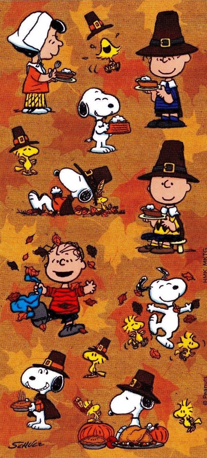 Peanuts, Thanksgiving, pilgrim costumes, HD Phone Wallpaper
