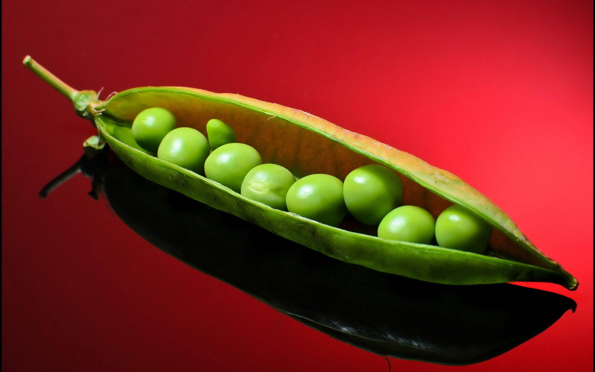 ripe green peas, pea pod, plump round peas, Full HD Desktop Wallpaper