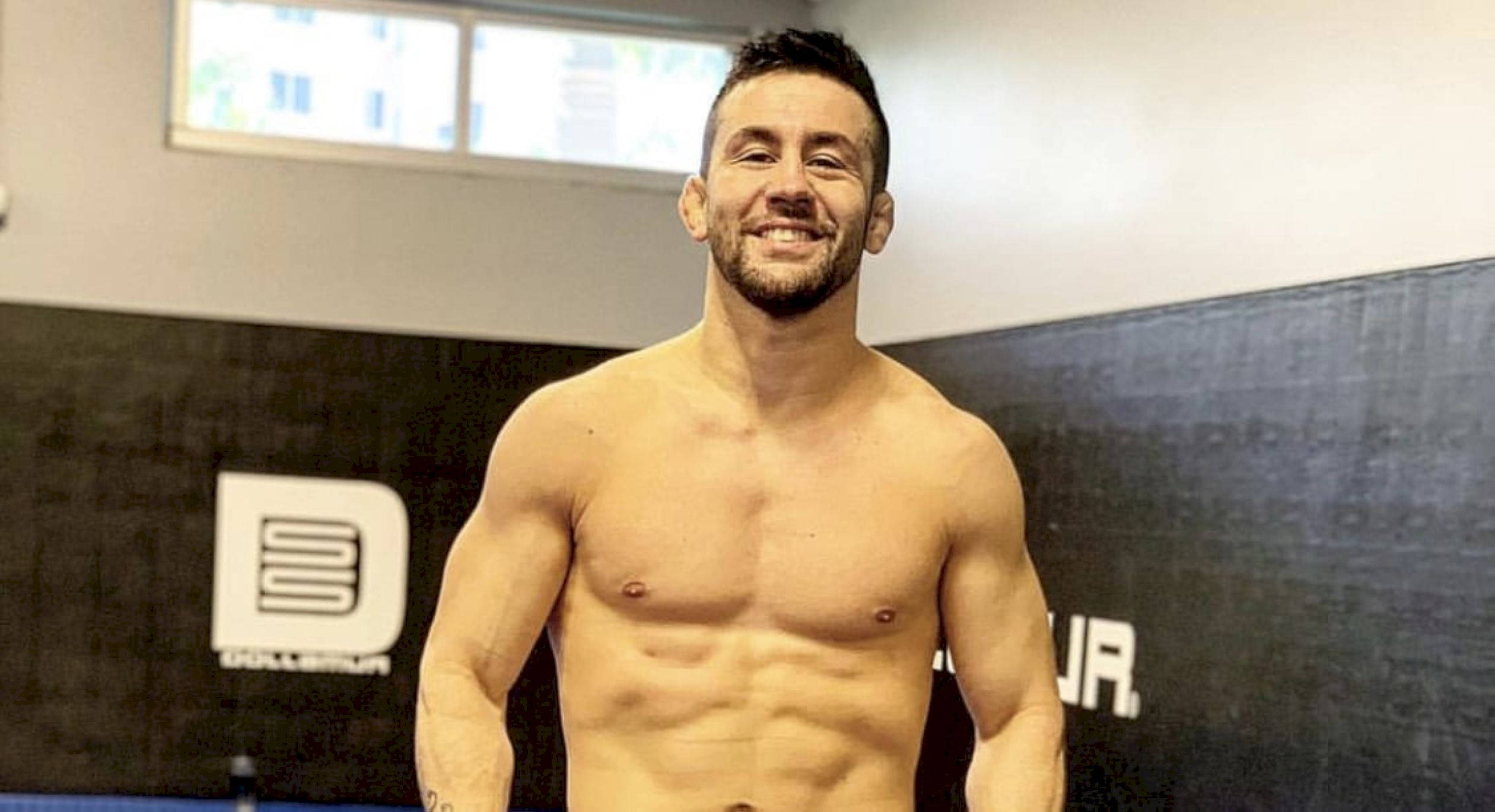 Pedro Munhoz, gym, black padded walls, Full HD Desktop Wallpaper