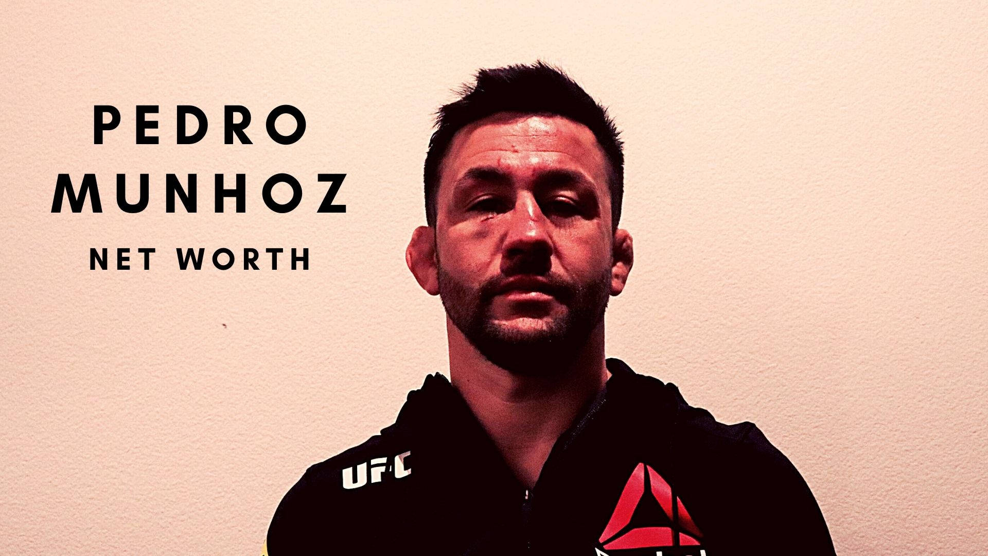Pedro Munhoz, UFC hoodie, black, Full HD Desktop Wallpaper