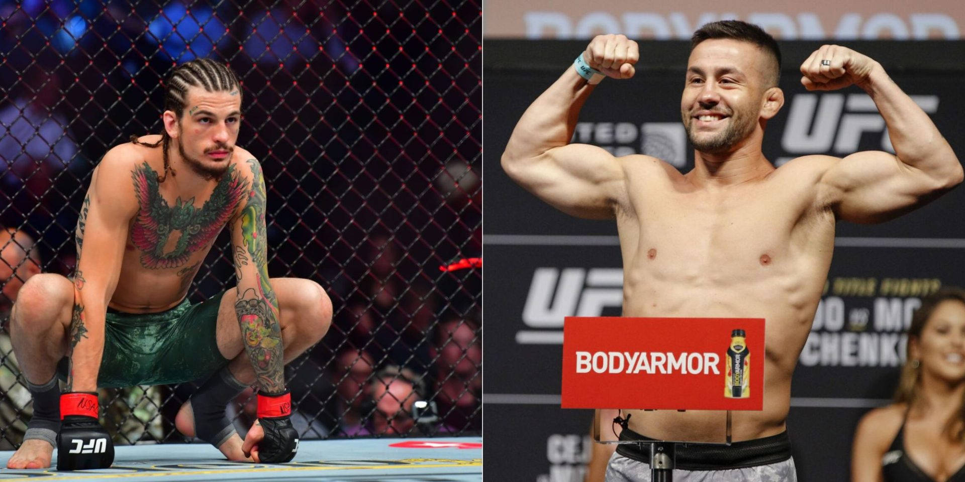 Pedro Munhoz, UFC fighters, octagon, Full HD Desktop Wallpaper