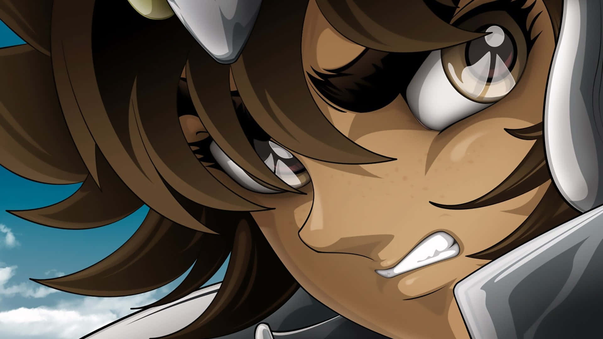 Pegasus Seiya, anime character, brown hair, Full HD Desktop Wallpaper