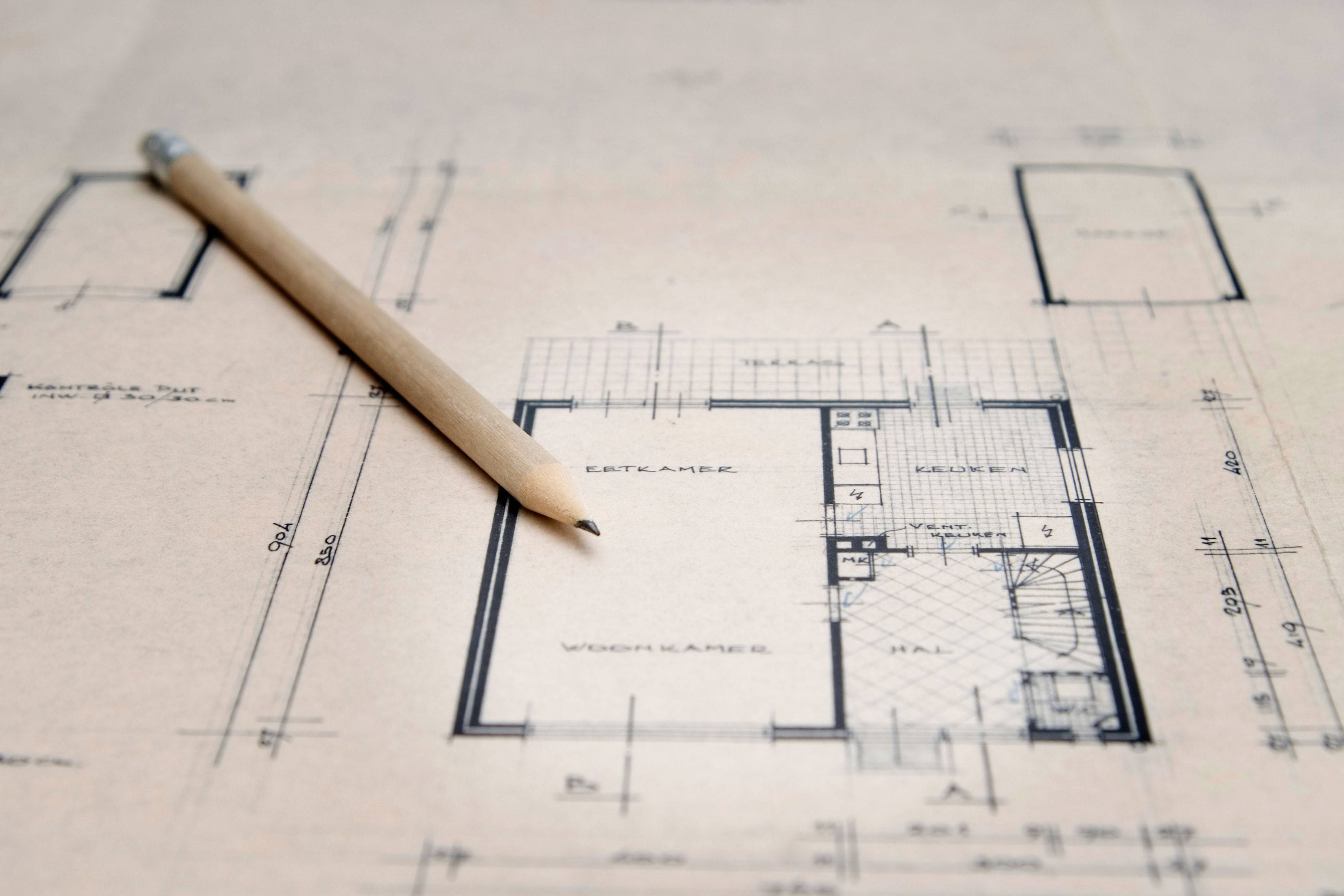architect, pencil drawing, wooden pencil, 2K Desktop Wallpaper