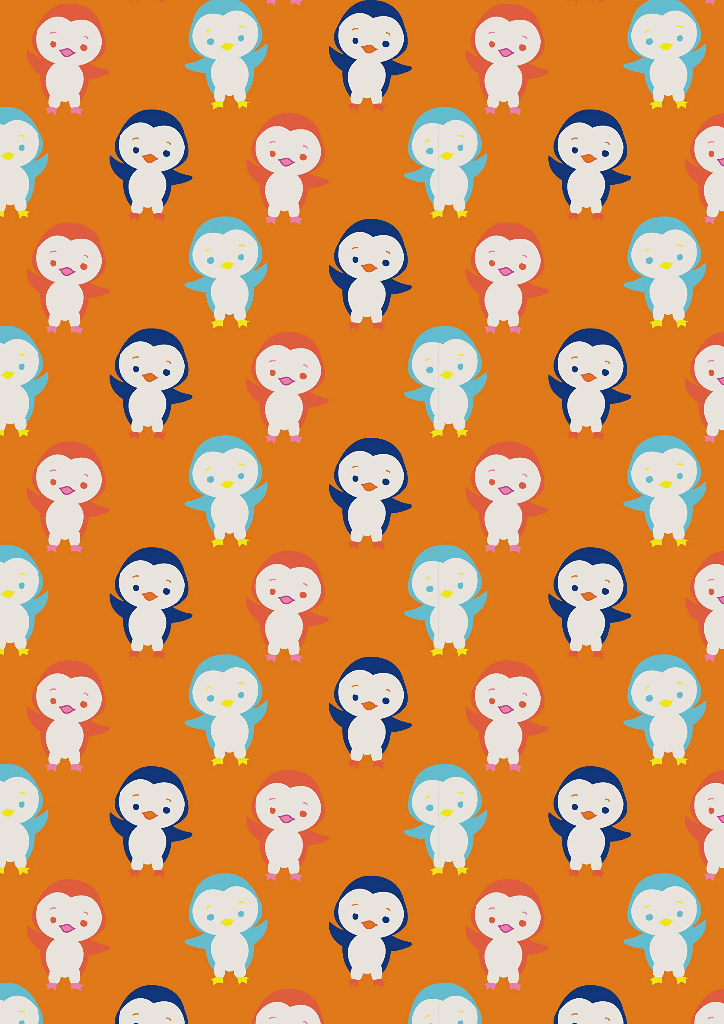Penguins Of Madagascar, blue, red, 2K Phone Wallpaper