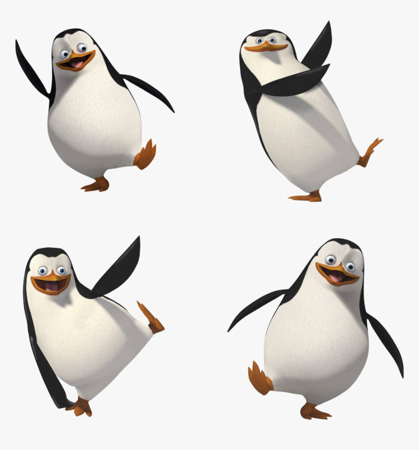Penguins Of Madagascar, cartoon penguins, wide eyes, SD Phone Wallpaper