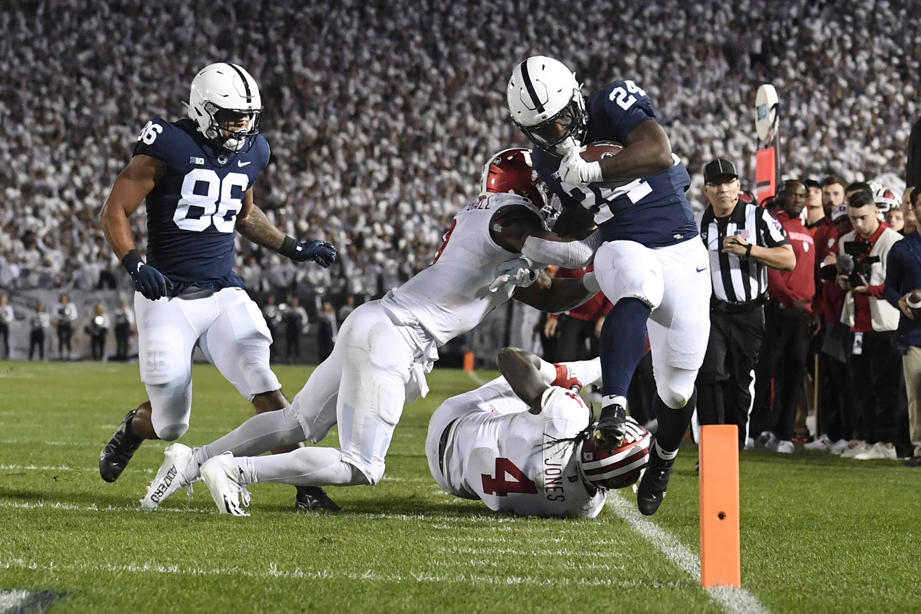Penn State, navy blue, end zone, 2K Desktop Wallpaper