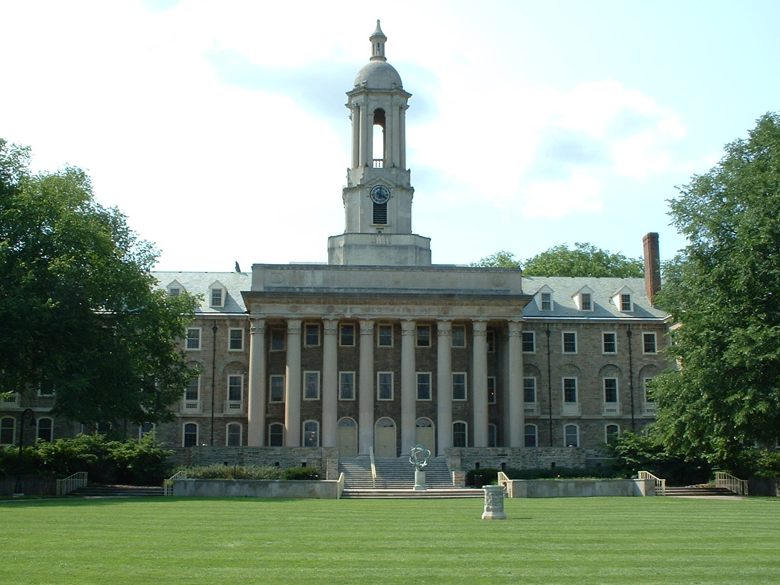 Pennsylvania State University, campus church, neoclassical university building, HD Desktop Wallpaper