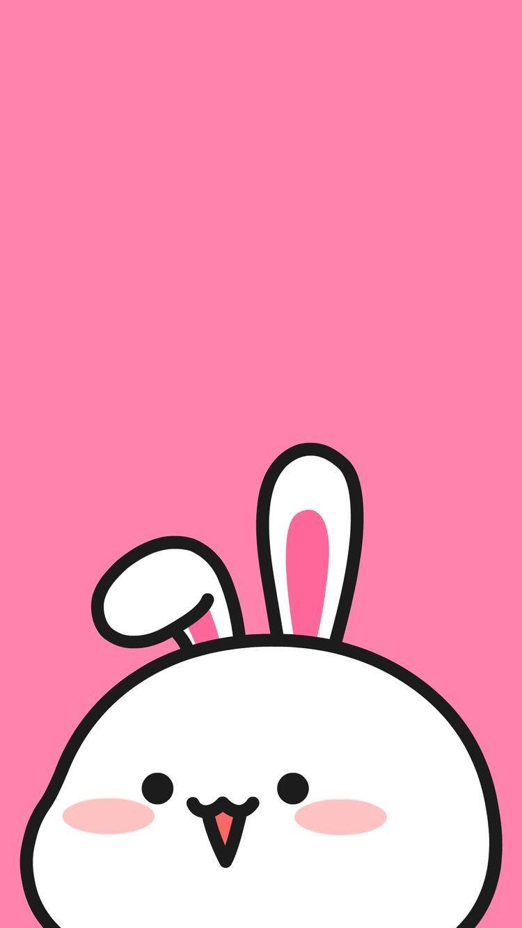 Pentol, bunny ears, white cartoon bunny, HD Phone Wallpaper