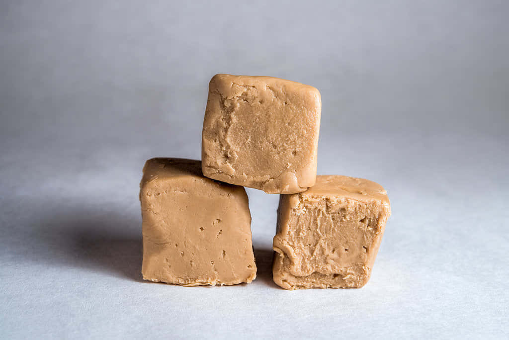 Penuche Fudge, caramel-colored, fudge squares, SD Desktop Wallpaper