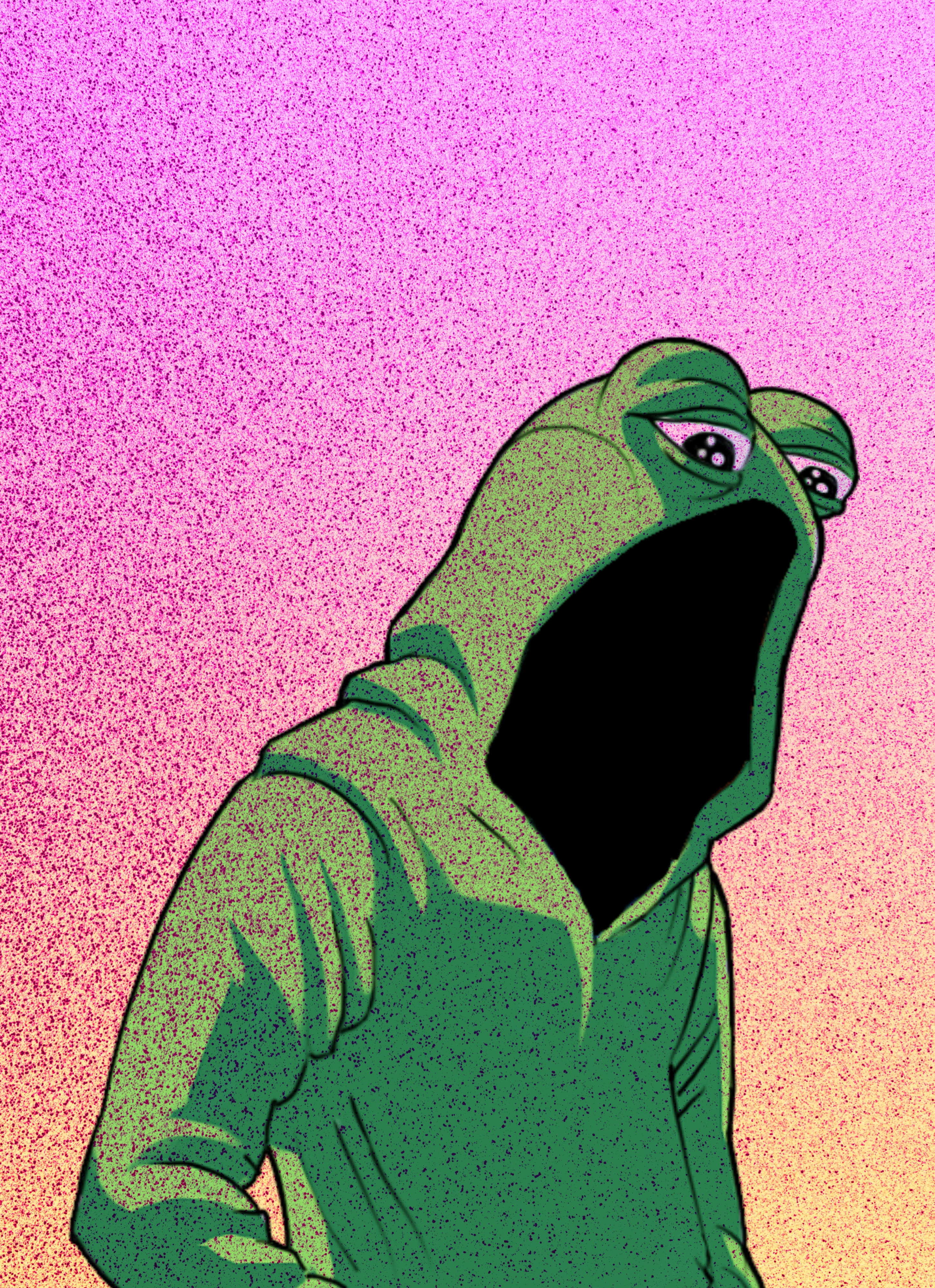 Pepe The Frog, green frog, hoodie, 4K Phone Wallpaper