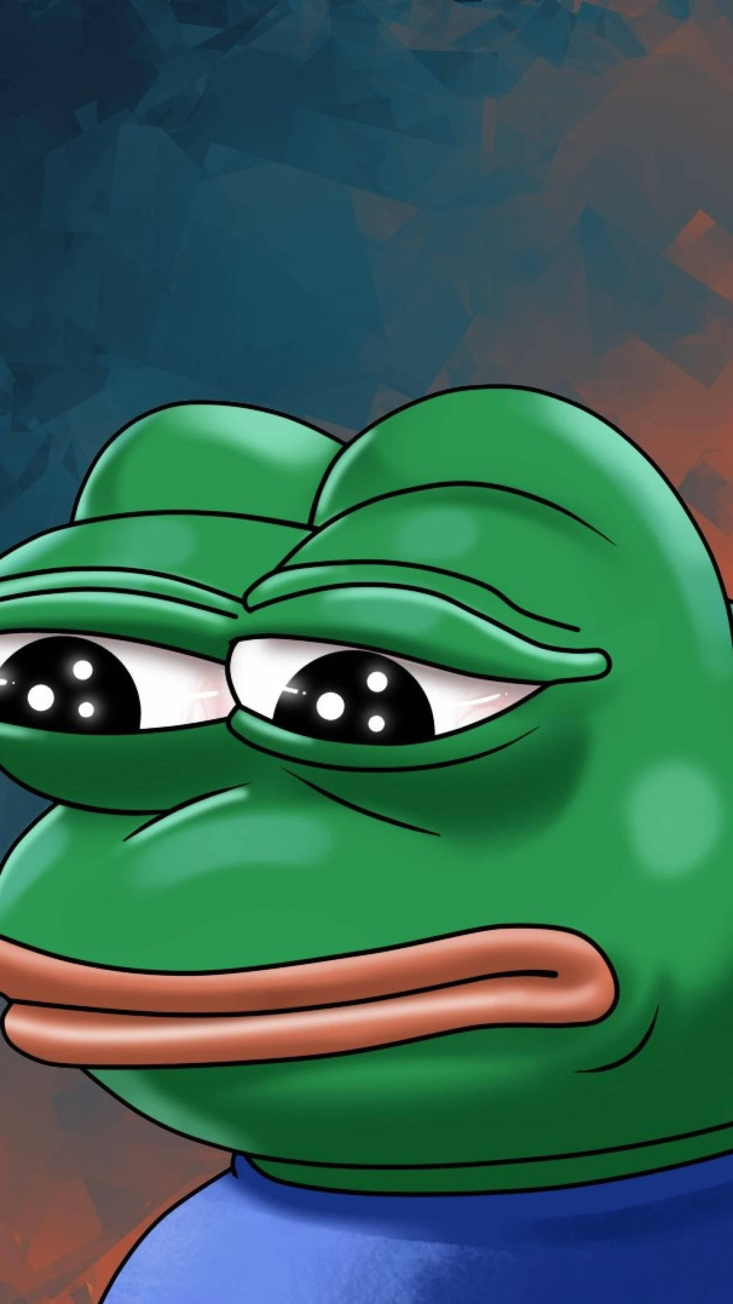 Pepe the Frog, green frog, bored expression, 2K Phone Wallpaper