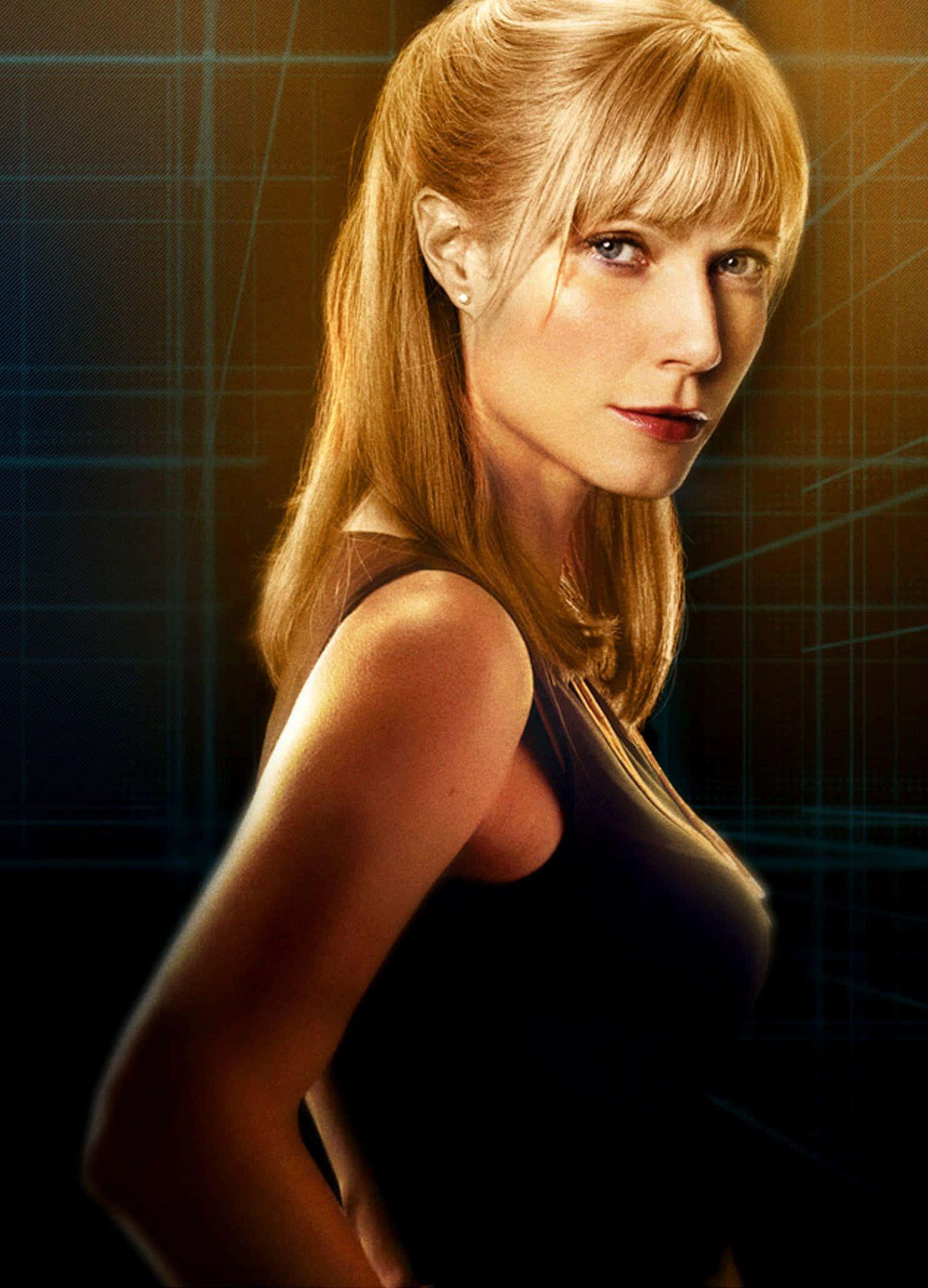 Pepper Potts, superhero suit, blonde hair, Full HD Phone Wallpaper