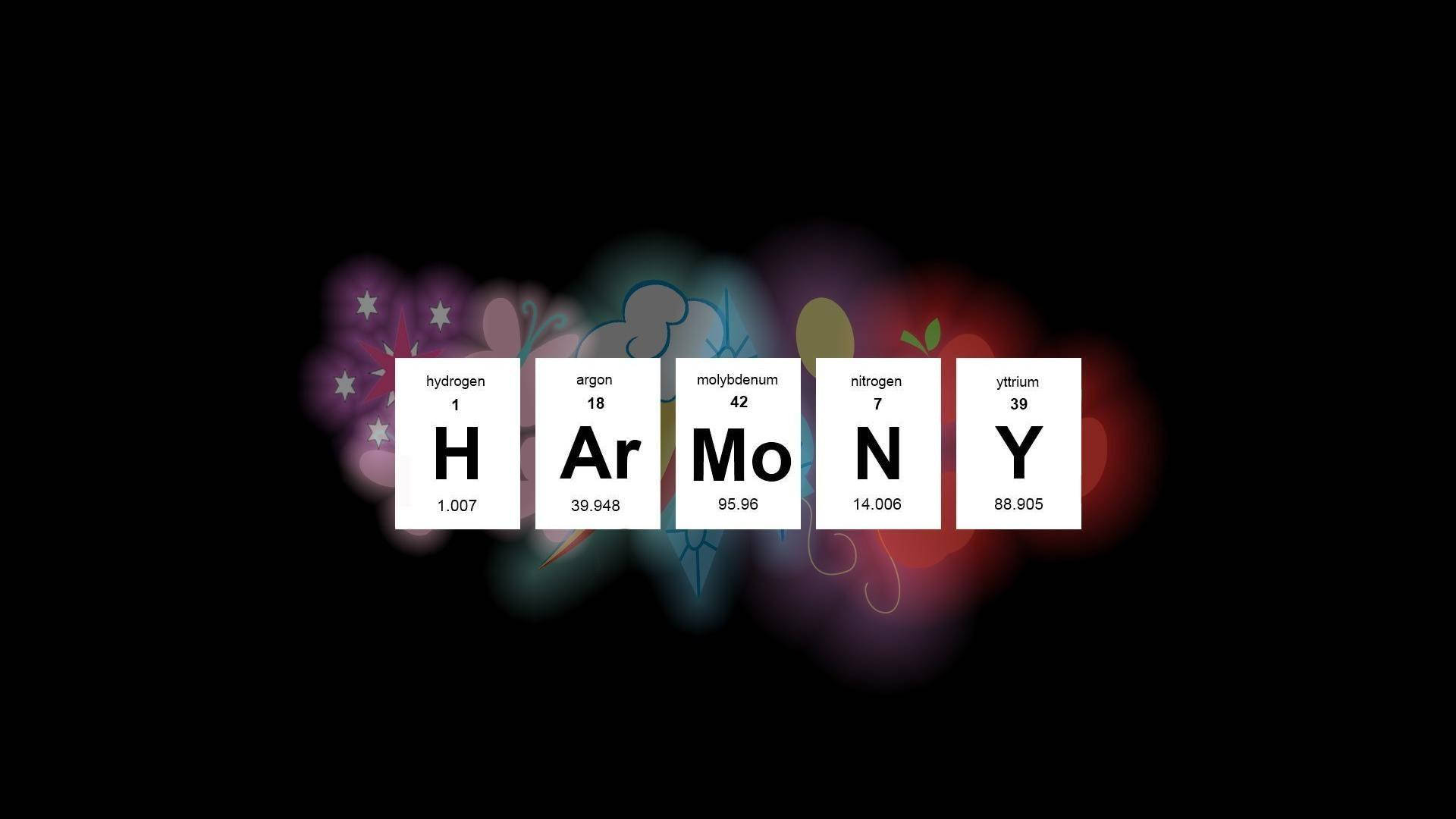 Periodic Table Harmony, HARMONY, periodic table elements, Full HD Desktop Wallpaper