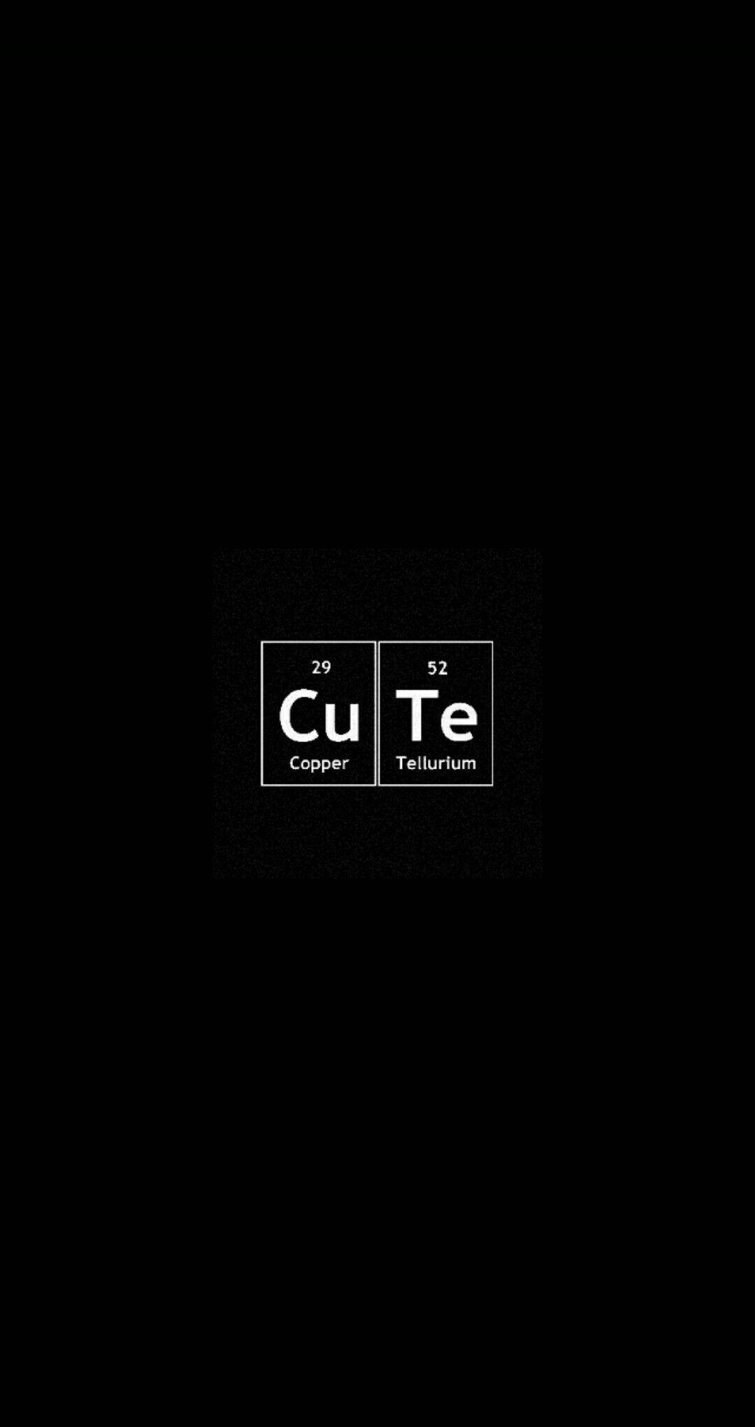 cute, dark girly, periodic table, Full HD Phone Wallpaper