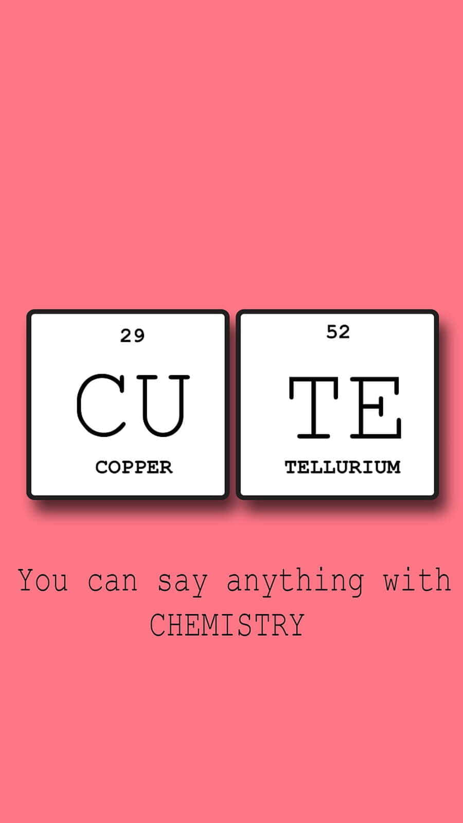 copper, tellurium, pink background, HD Phone Wallpaper