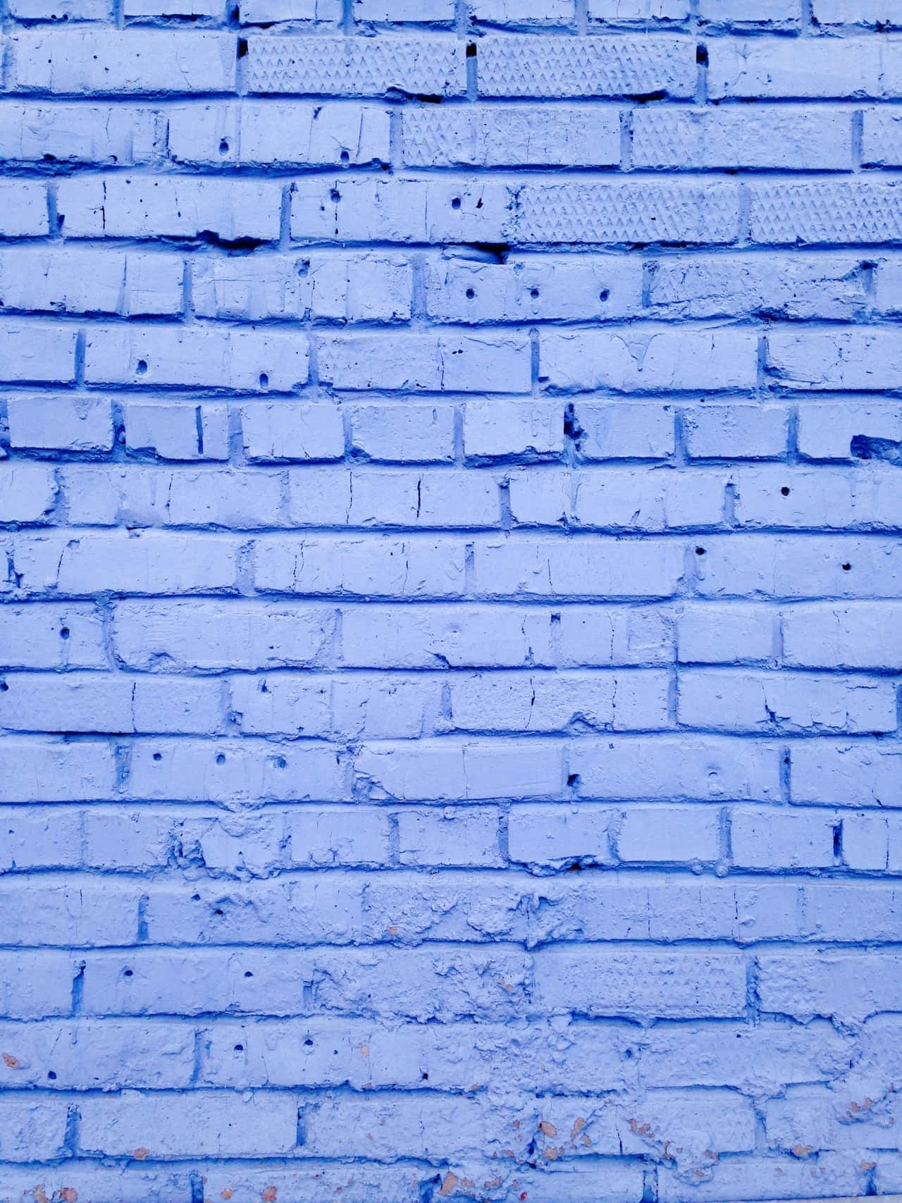 periwinkle blue, brick wall, weathered, HD Phone Wallpaper