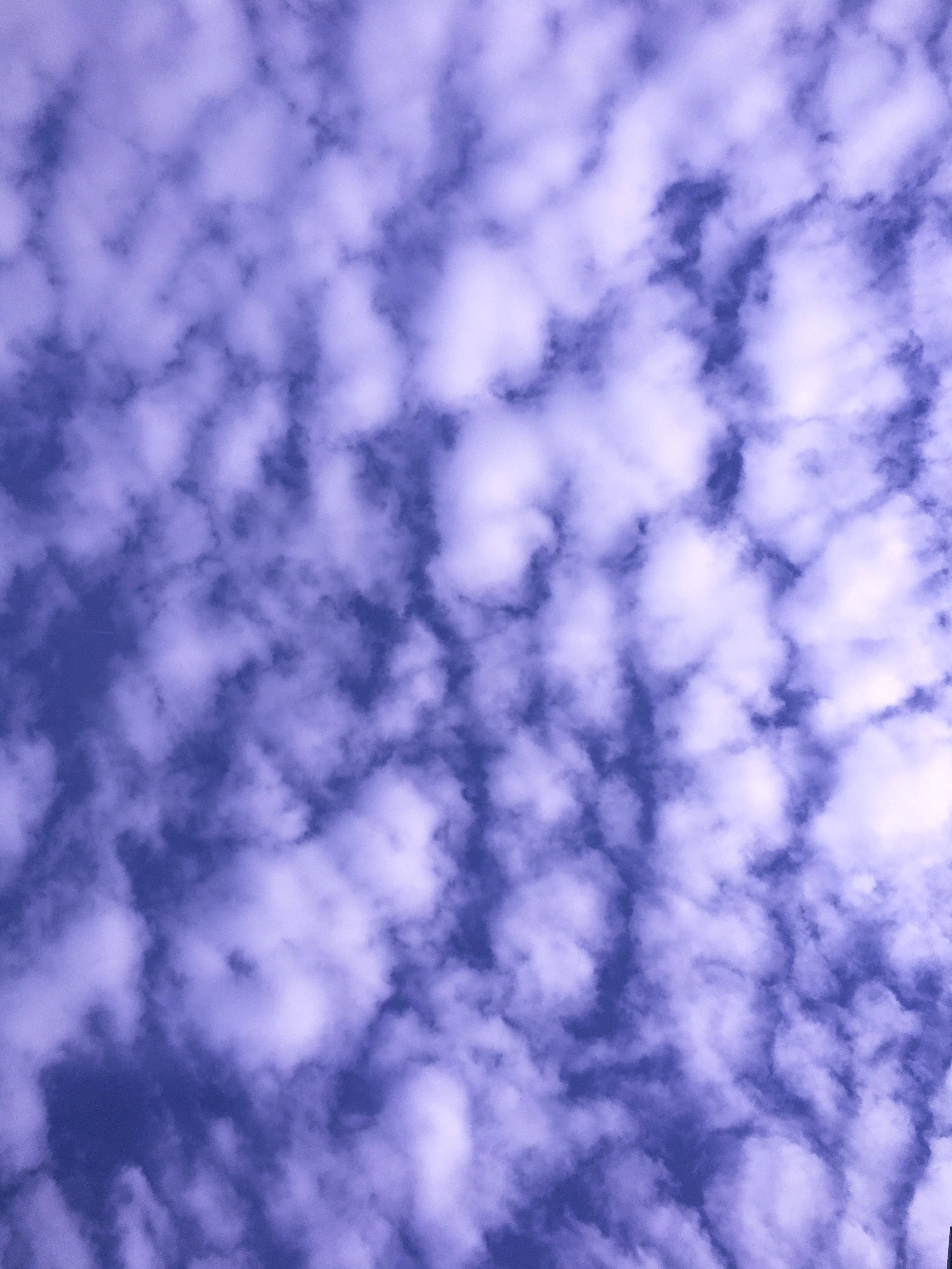 Periwinkle, stratus clouds, twilight horizon, 4K Phone Wallpaper