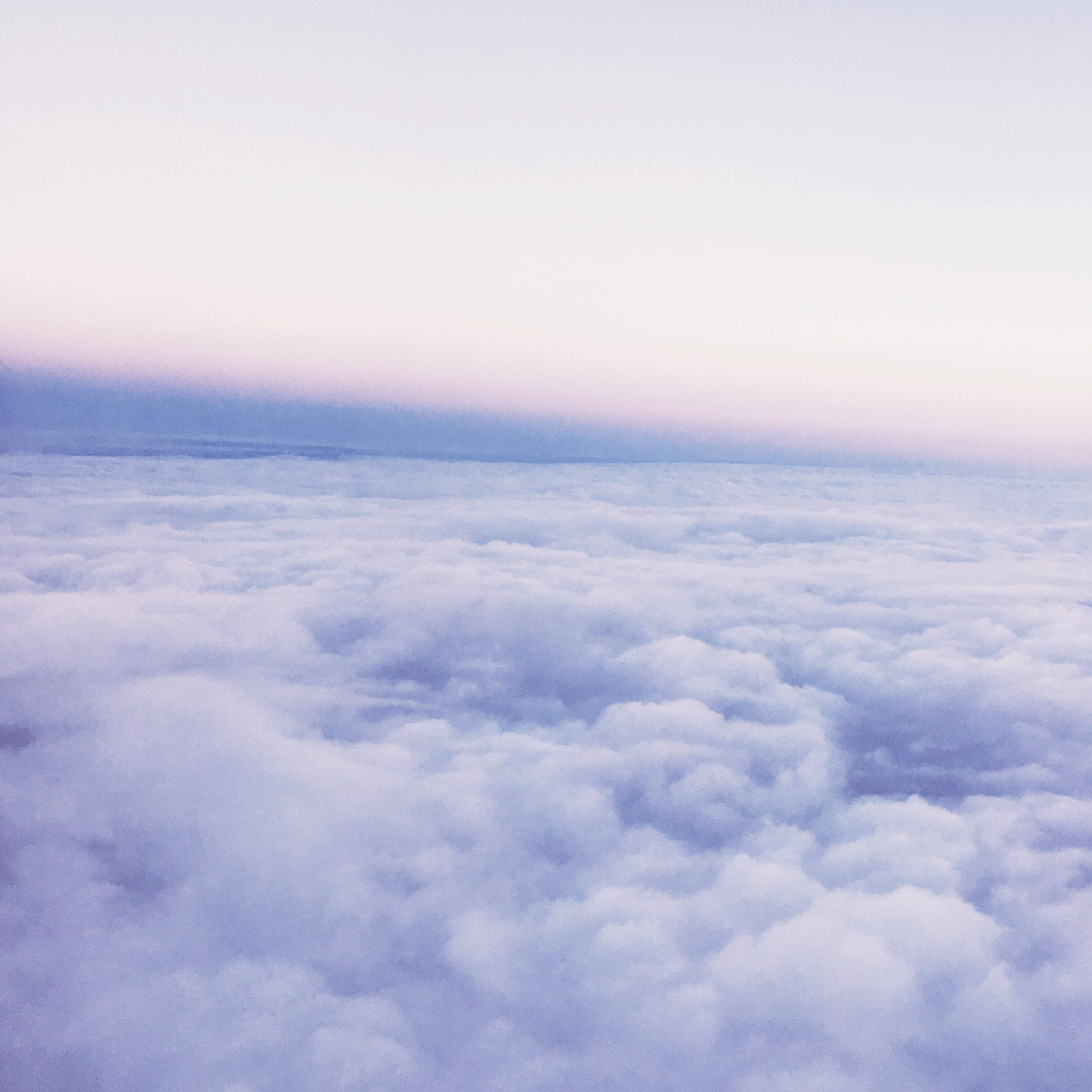 Periwinkle, clouds, lavender, 2K Desktop Wallpaper
