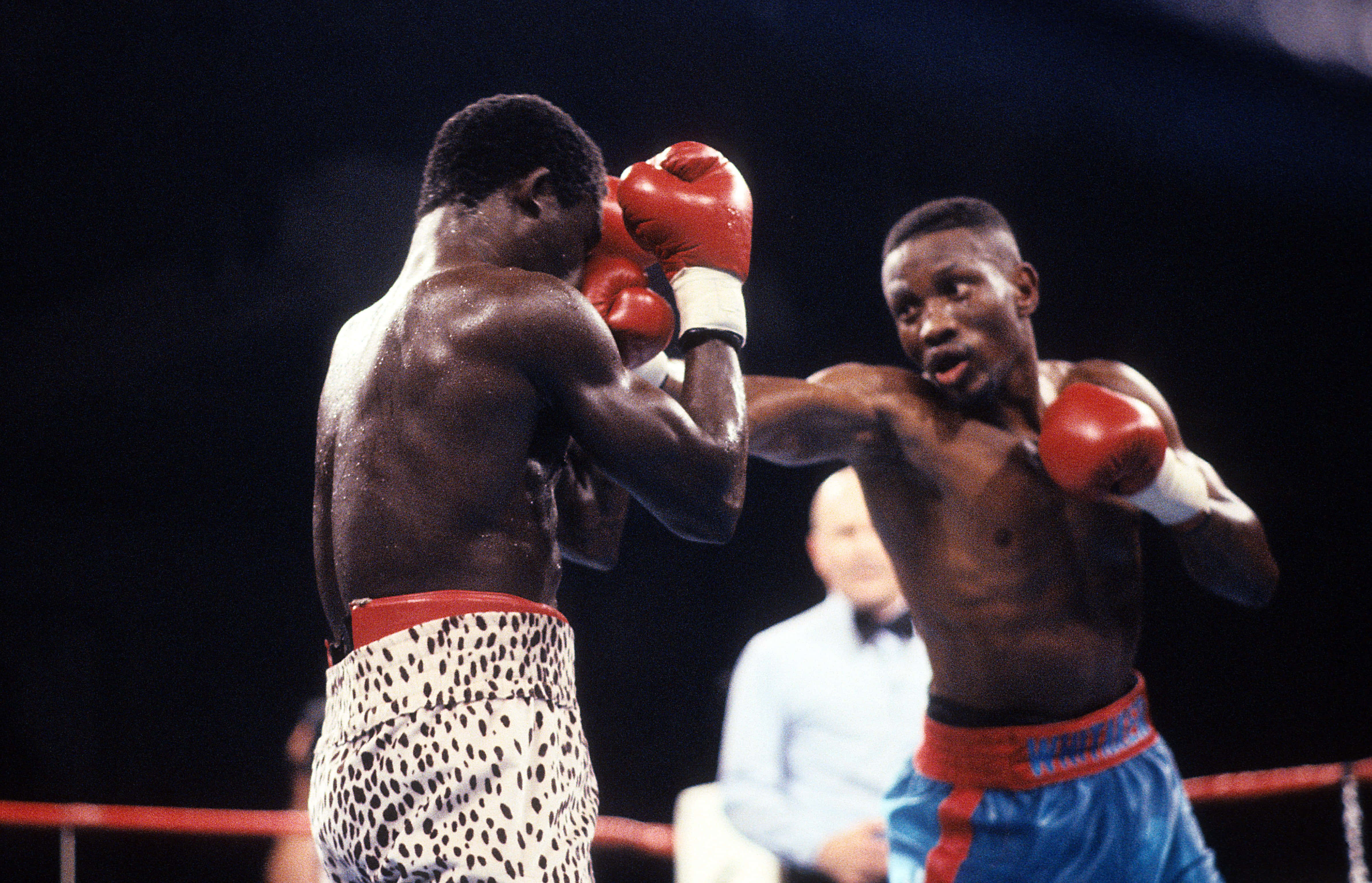 Pernell Whitaker, red gloves, ring, 4K Desktop Wallpaper