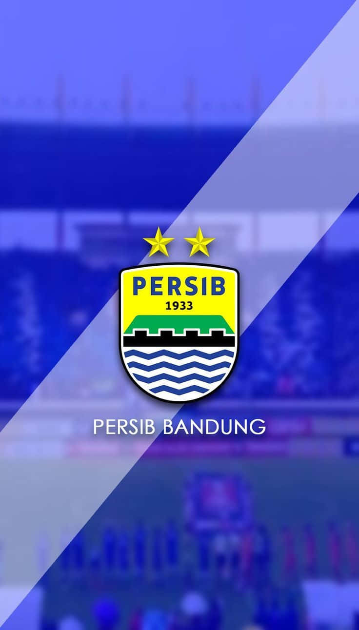 Persib Bandung, crest, gold stars, HD Phone Wallpaper