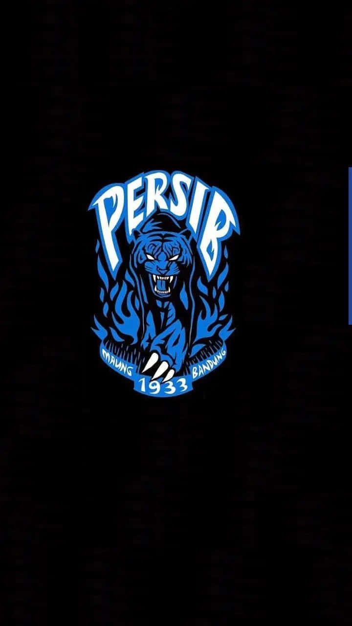 Persib Bandung, glowing blue panther logo, PERSIB, HD Phone Wallpaper