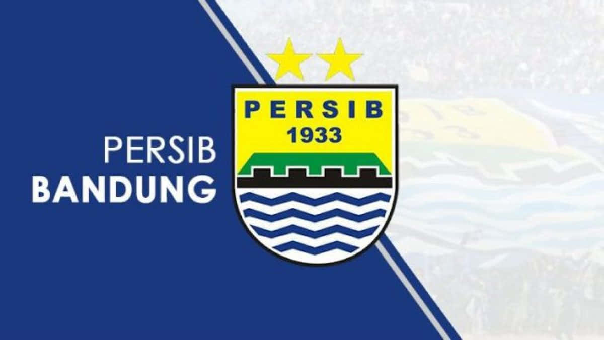 Persib Bandung, blue background, white text, SD Desktop Wallpaper