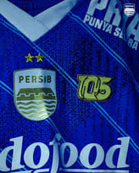 Persib Bandung, 105th anniversary jersey, royal blue, SD Phone Wallpaper