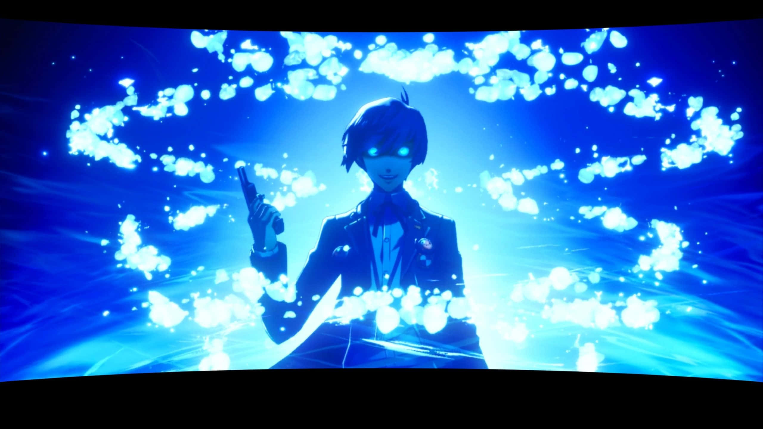 Persona 3, anime character, suit, 2K Desktop Wallpaper