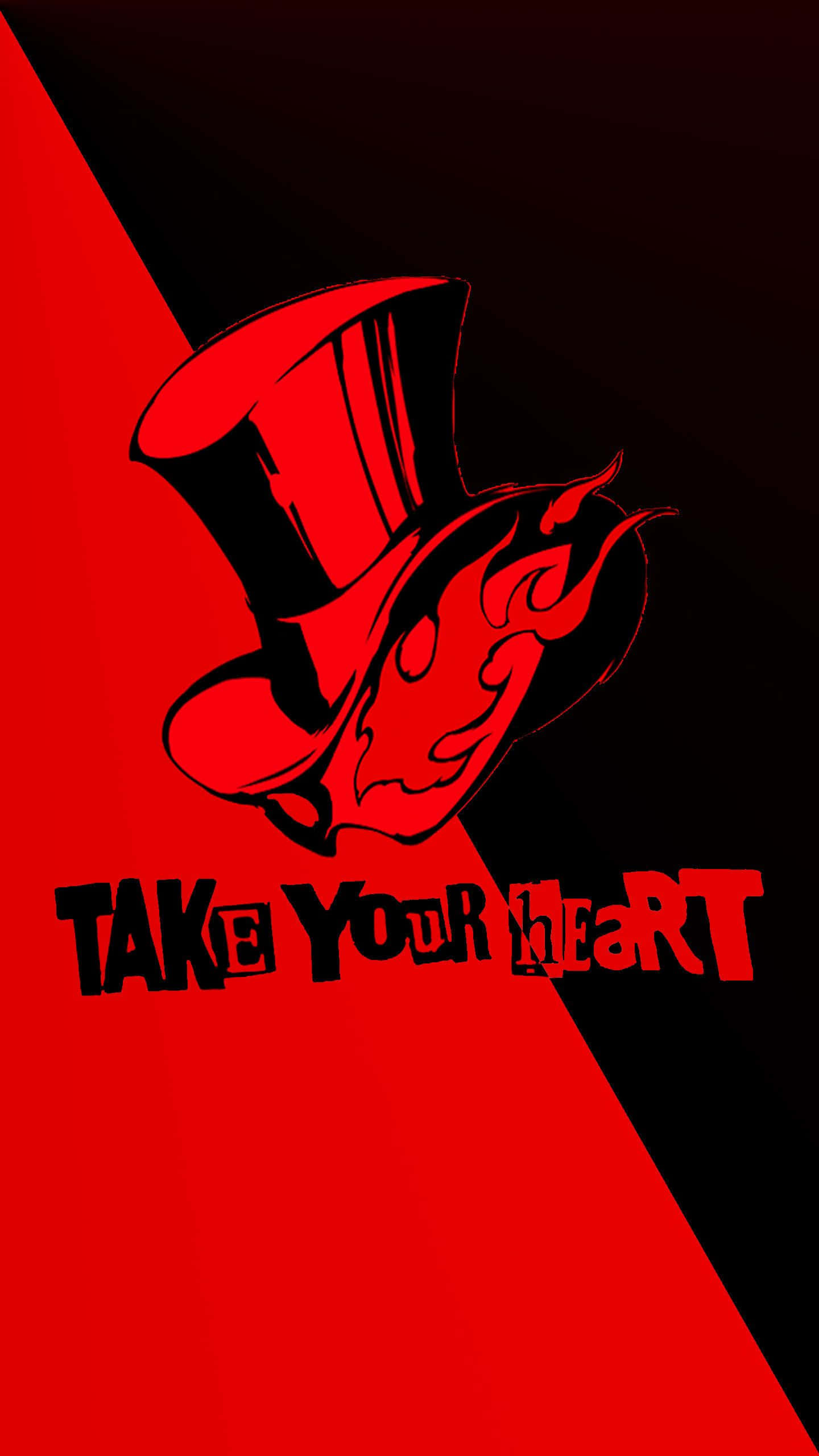 Persona 5, iPhone, red top hat, 2K Phone Wallpaper
