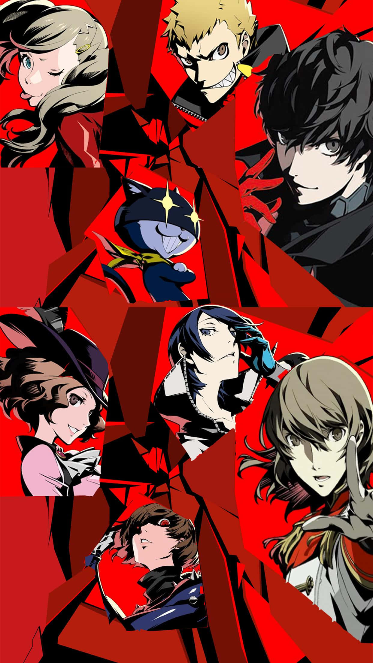 Persona 5, iPhone, anime collage, Full HD Phone Wallpaper
