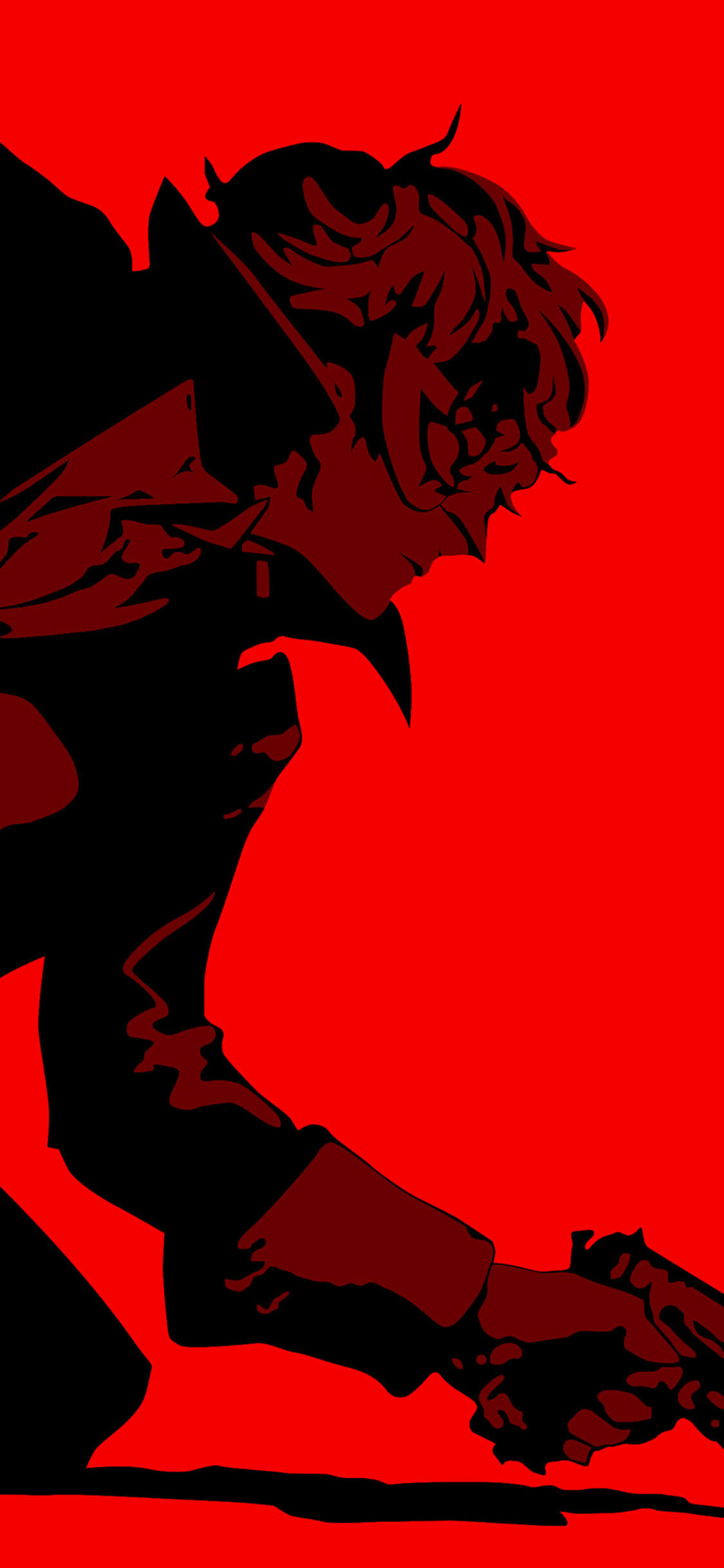 Persona 5, iPhone, stylized anime character, Full HD Phone Wallpaper