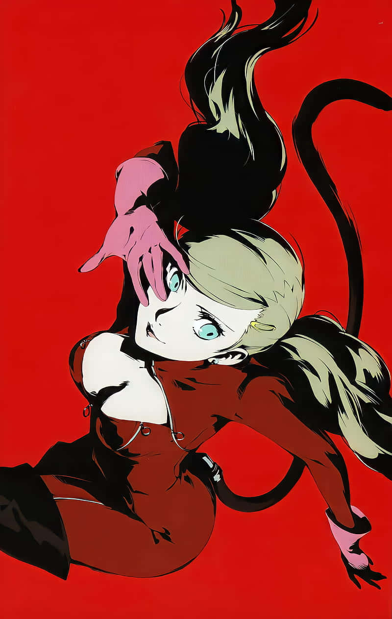 Persona 5, iPhone, anime girl, SD Phone Wallpaper