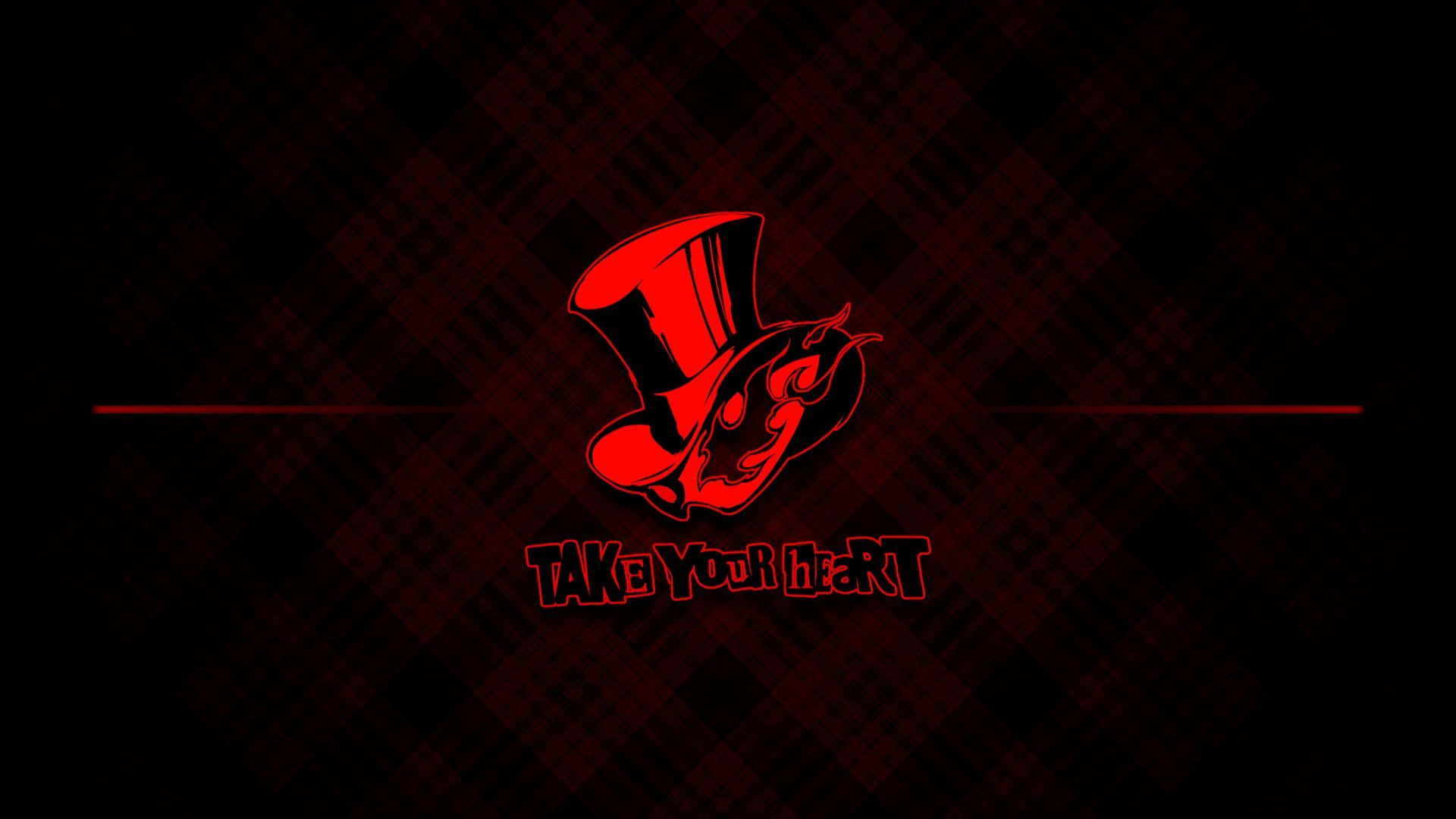 Persona 5, red top hat, flame accents, Full HD Desktop Wallpaper