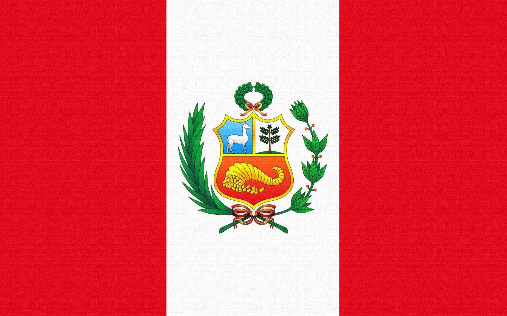 Peru, national flag, red and white vertical stripes, Full HD Desktop Wallpaper