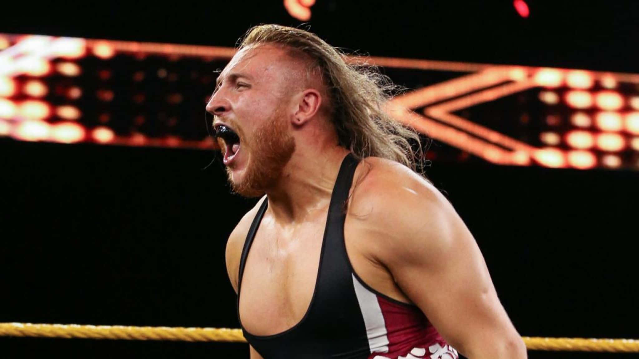 Pete Dunne, ring, bright arena lights, Full HD Desktop Wallpaper