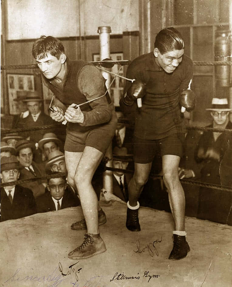 Pete Latzo, boxing ring, vintage boxers, SD Phone Wallpaper