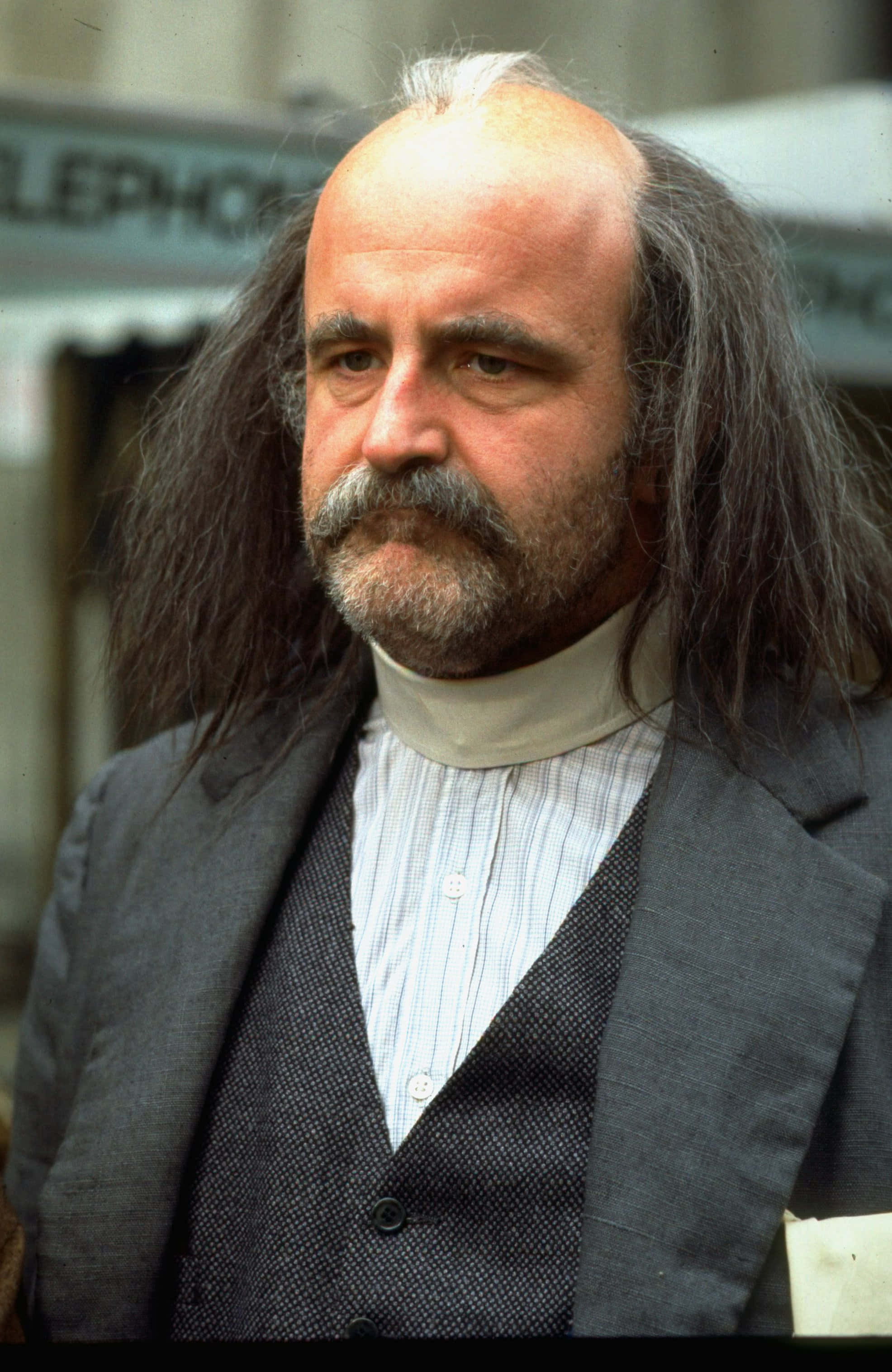 Peter Boyle, 1972, black and white, 2K Phone Wallpaper