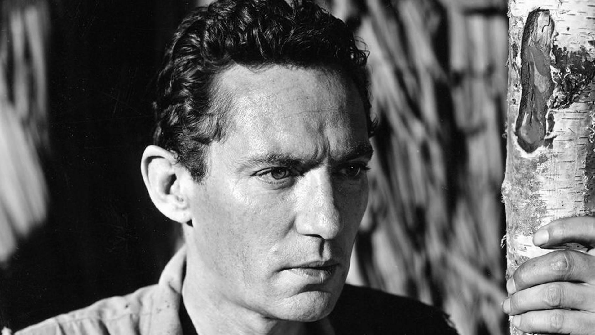 Peter Finch, black and white portrait, intense eyes, Full HD Desktop Wallpaper