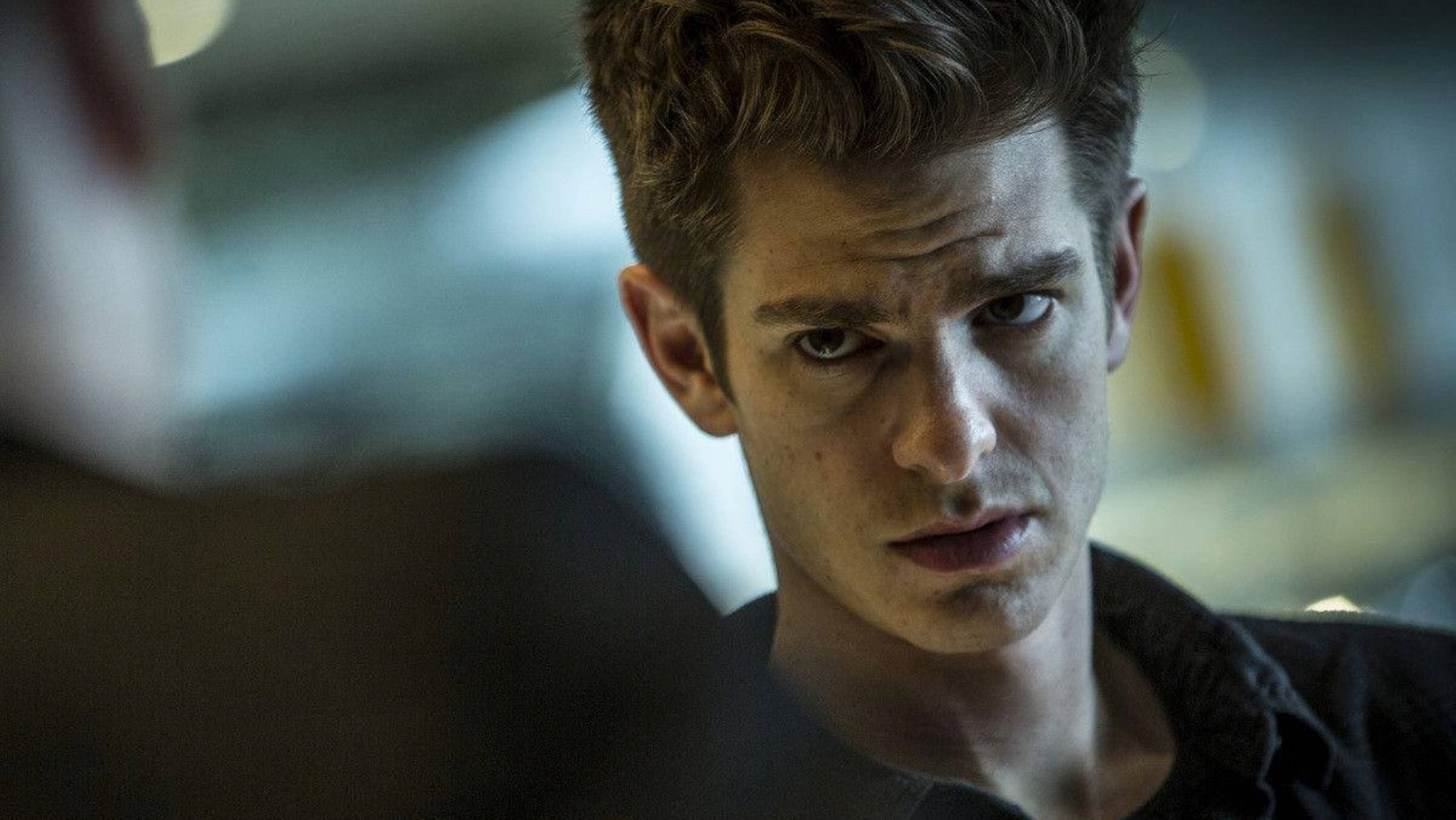 Peter Parker, intense eyes, tousled hair, 4K Desktop Wallpaper