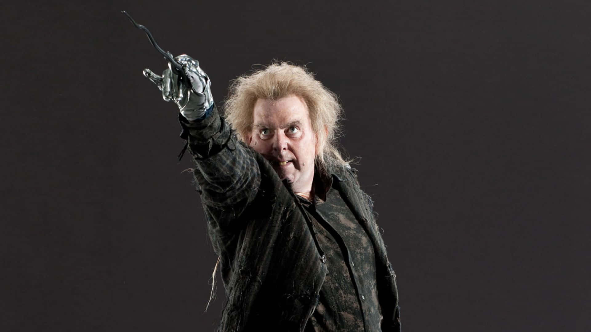 Peter Pettigrew, wild blonde hair, metallic hand, Full HD Desktop Wallpaper